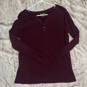 Thermal purple long sleeve